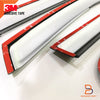 Isuzu D-Max Silver Visor Rain Shield Wind Deflector (2012-2019)
