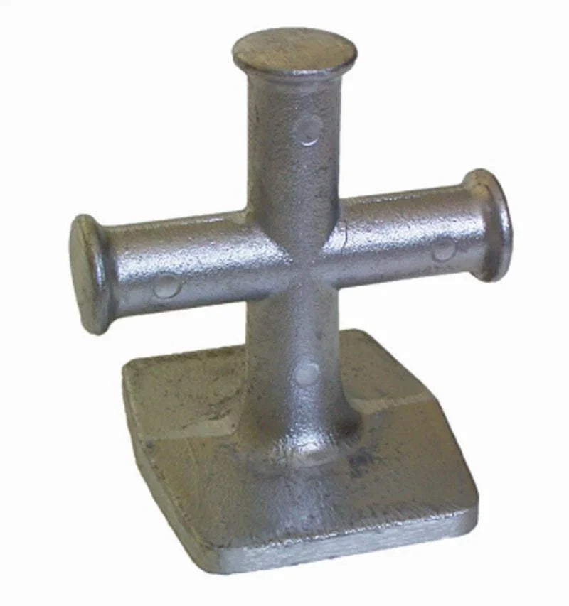 Boats Cross Bollard Marine Grade Aluminium Alloy 60mm x 60mm x 80mm