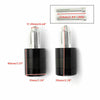 F2 22mm Aluminum Black Motorcycle Handlebar Weights