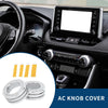 Toyota RAV4 AC Climate Heater Switch Knob Cover Ring (2020-2023)