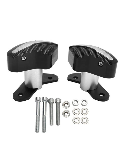 Suzuki GSX-R1000 Crash Slider Protector Aluminum Frame Silver (2017-2023)