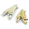 Make & Model 4 x Metal 3D Universal Gold Brake Caliper Covers
