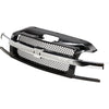 Grille 2002-06 For Chevy Avalanche 1500/2500 Black-Chr