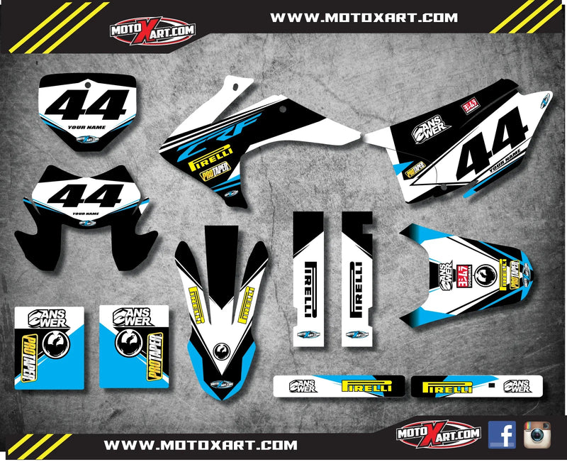 Honda CRF 150 F Decals / Stickers Custom Graphic Kit (2015-2017)