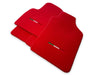 Fiat 500 Premium Red Tailored Floor Mats (2008-2019)