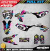 Yamaha YZ 65 Custom Graphics Full Sticker Kit Decals