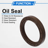 Oil Seal 55x72x10mm Seal Ring Rotary Shaft Seal FKM Rubber Brown 2 x