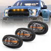 Ford F-150 Raptor-Style Smoked Lens Amber LED Front Grille Running Lights