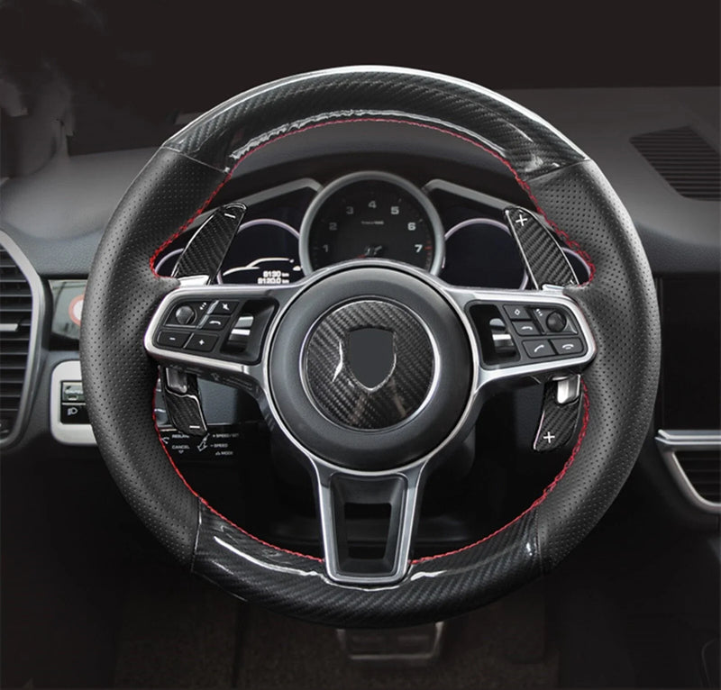 Porsche 718 Boxster Cayman 1x Carbon Fiber Steering Wheel Cover (2014-2020)
