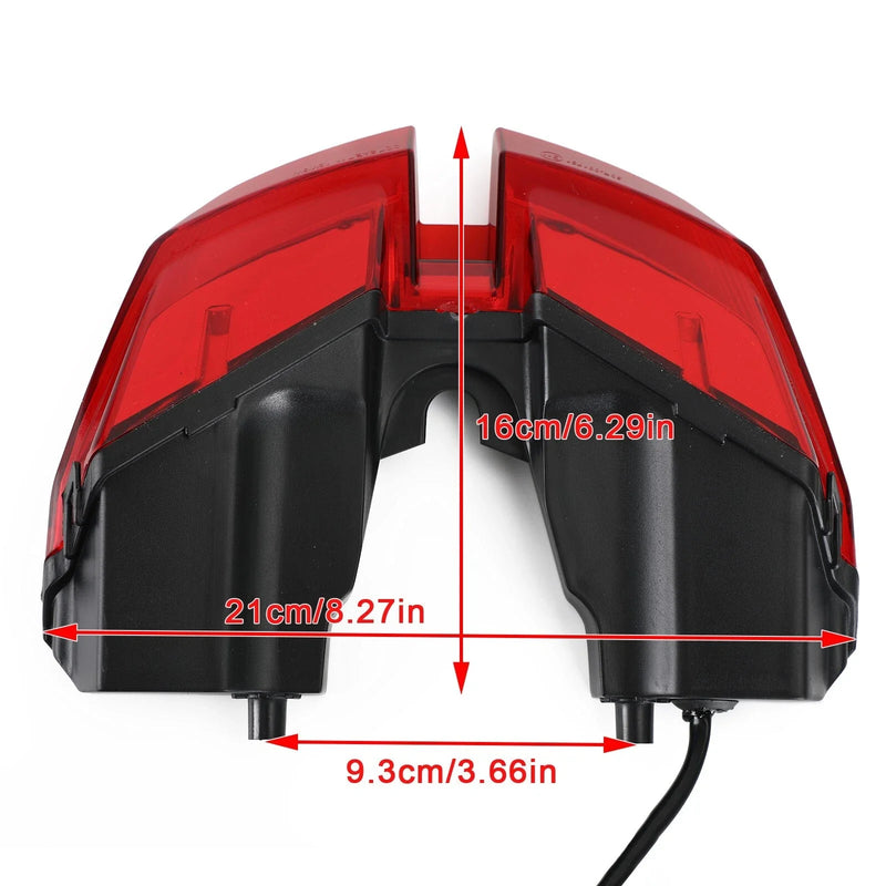 Ducati Hypermotard 821 939 950 SP (2012-2021) Red F2 Tail Lights