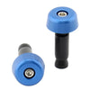 Universal Motorcycle - Blue 0.5in Handlebar Hand Grips & End Caps