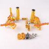 Suzuki GSXR 1000 K9 (2009-2010) - Silver Finish Rear Sets Foot Pegs