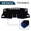 Toyota GR Corolla 2022-2024 Black Blue Dashboard Cover Mat