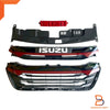 Isuzu D-Max Ute Black Red Front Grille (2020-2023)