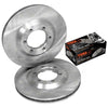 Holden RC Colorado D-Max Front Disc Rotors + Brake Pads (2008 - 2012)