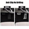 Toyota Silver Tone Anti Slip Brake and Gas Accelerator Foot Pedal Pads