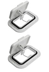 Boat / Camper / RV Trailer - White Nylon, Qty 2 Caravan Air Vent Scupper