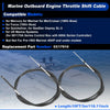 Mercury Engine CC179 2 x 10FT Gen1 Boat Outboard Throttle Shift Cable