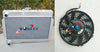 Rover MG MGB GT All Aluminum Radiator + Fan (1962-1974)