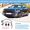 Ford Fiesta Side Marker Light Bulb Socket Pigtail Wiring (2009-2019)