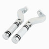 Harley Davidson Touring Chrome Rear Foot Pedals Bracket Mount Kit (1993-2023)