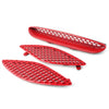 Dodge Charger SRT Hellcat Red ABS Center Hood Bezel Grille (2015-2020)