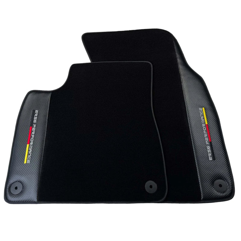 Audi A8 D5 (2017-2023) with Carbon Design | ER56 Black Floor Mats