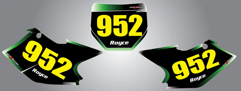 Kawasaki KXF 250 450 Custom Number Plates (2004-2005)