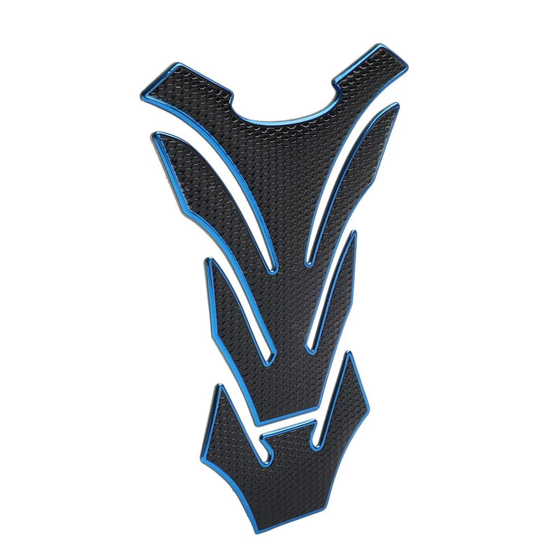 Blue Motorcycle Fuel Tank Pad Cover Guard Protector Decal Grip
