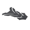 Black Motorcycle Fuel Tank Pad Cover Protector Decal Grip