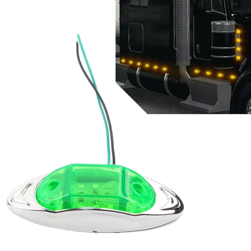 Truck Trailer LED Width Indicator Light Side Marker Lamp Bulbs