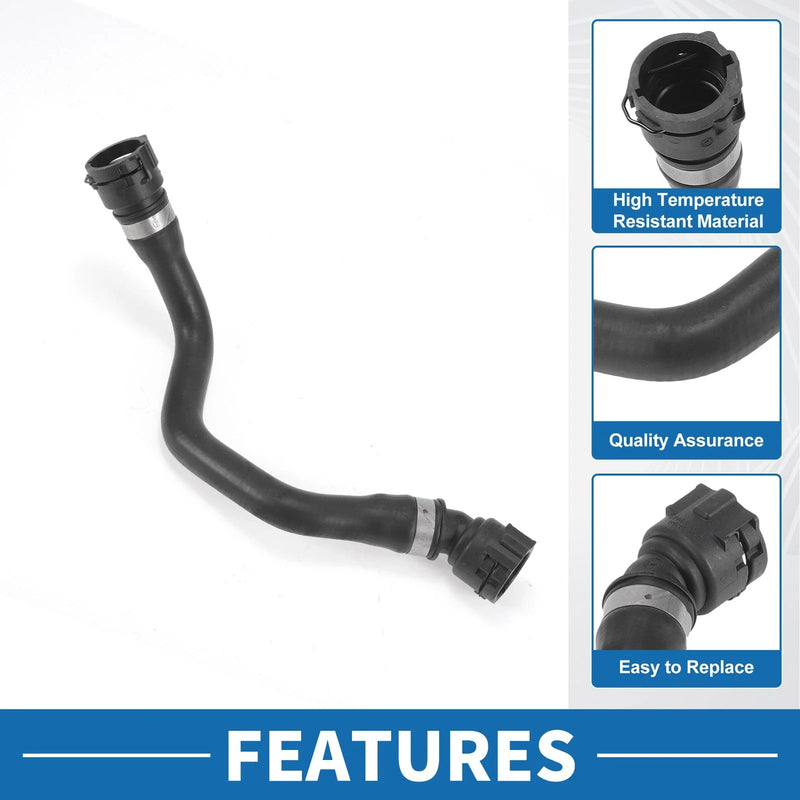 BMW X5 (2000-2003) Rubber Black 1 Pc Engine Radiator Hose