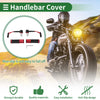 Motorcycle Handlebar End Grips Rubber Aluminum Alloy