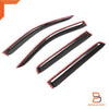 Nissan NP300 Navara D23 Silver Visor Wind Deflector (2015-2020)