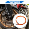Motorcycle Hydraulic Brake Hose Line Pipeline 180cm 10mm 0.39in Orange