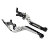 765 Street Triple R, SPEED TWIN CNC Silver Extendable Brake Clutch Levers