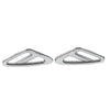 Honda GL1800 Goldwing Chrome Front Mugguard Filler Accents (2001-2017)