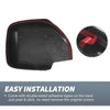 Lexus LX470 Rearview Mirror Cap Overlay  Black Carbon Fiber (1998-2007)