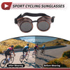 Goggles 1 x Motorcycle Black Lens Red Copper Frame Glass ABS