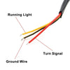Motorcycles Mini LED Turn Signal Indicator Amber Light
