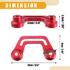 Jeep Gladiator JT (2020-2022) Red 2 x Car Front Light Mounting Holders