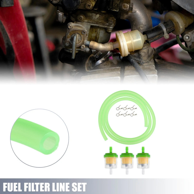 CRF50 70 90 150CC ATV Moped Green Set / 1 x Fuel Line Fuel Filters