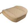 Beige PU Leather Car Seat Cushion Covers