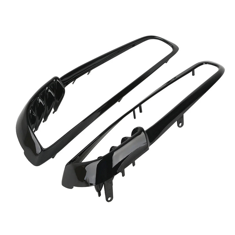 Harley V-Rod VRSCA VRSCB Black Radiator Trim Bezels (2001-2010)