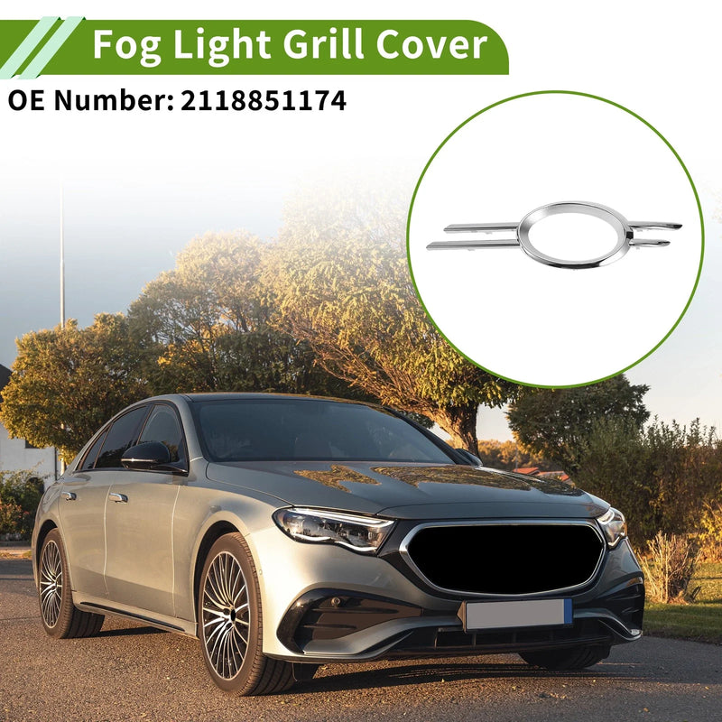 Mercedes Benz W211 Front Left Fog Light Grill (2003-2009)