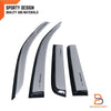 Ford Ranger Silver Weather Shield Visor Sun Rain Guard (2022-2024)