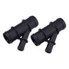 Audi A6 2 x 32mm 16mm Y Wye Heater Hose Fitting Connector (2005-2011)