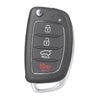 Hyundai Santa Fe Remote Car Key Fob Shell Case 4 Buttons (2013-2014)