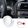 BMW 1 2 3 4 Series X1 X2 Silver Tone Start Stop Button Cap Ring