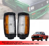 Mitsubishi  L200 2 x Corner Light Lamps Black Trim (1986-1994)